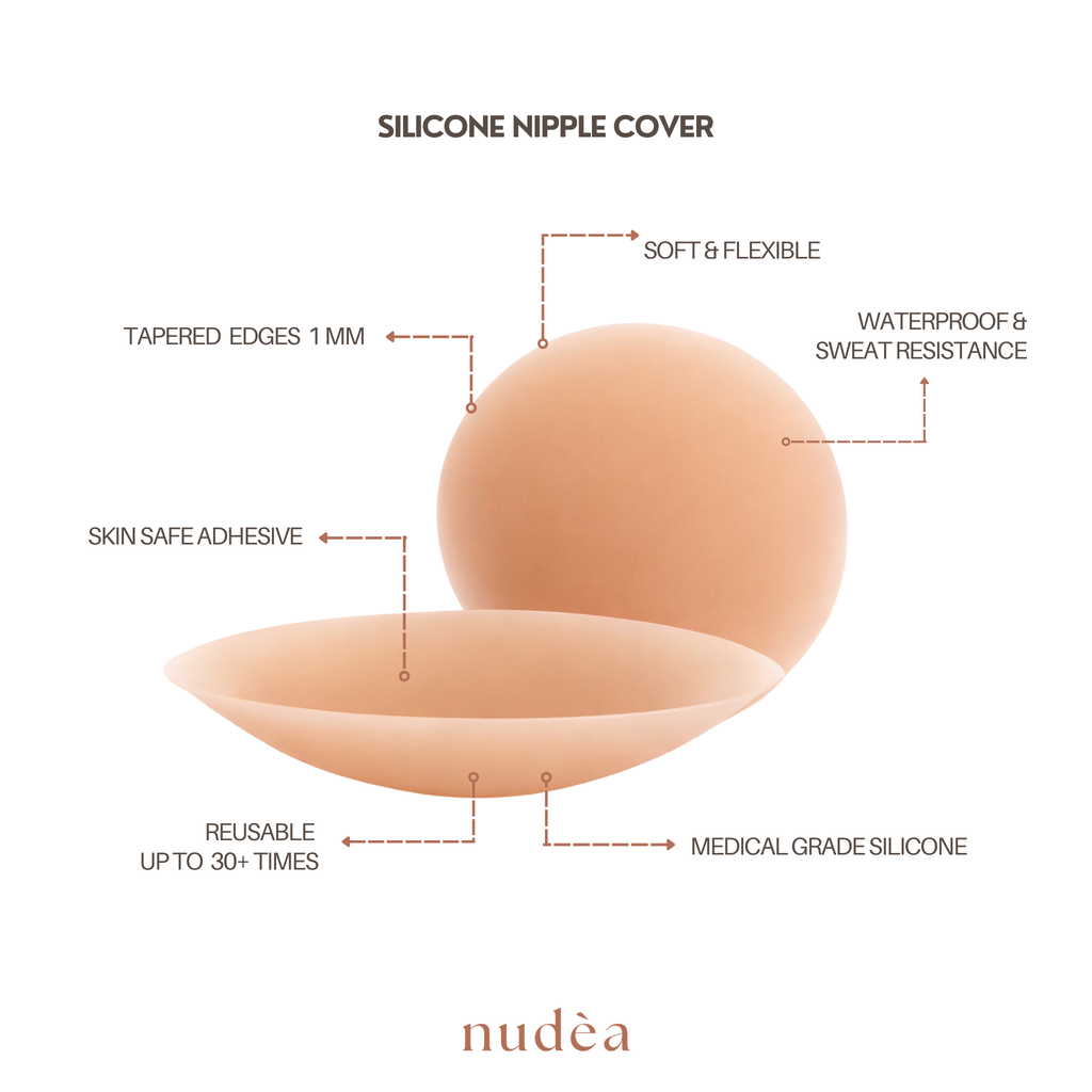 Nudèa Silicone Nipple Cover - Nude